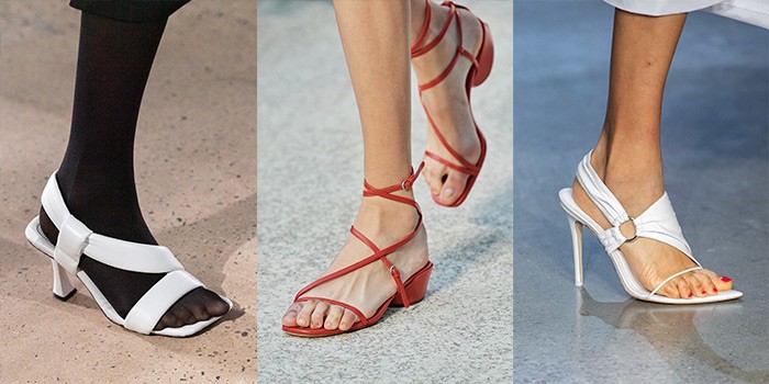 detalii asimetrice pe pantofi