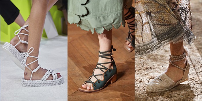 pantofi cu dantela pentru vara 2020