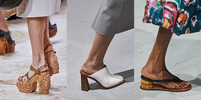 pantofi de vara pentru femei - pantofi cu talpa din lemn pentru femei in aceasta vara