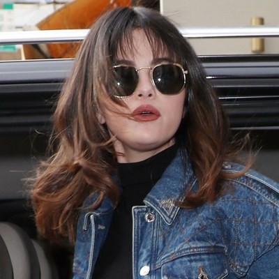 Selena Gomez with a modern shag haircut