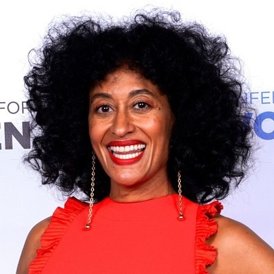 tracee ellis ross with big curly hair
